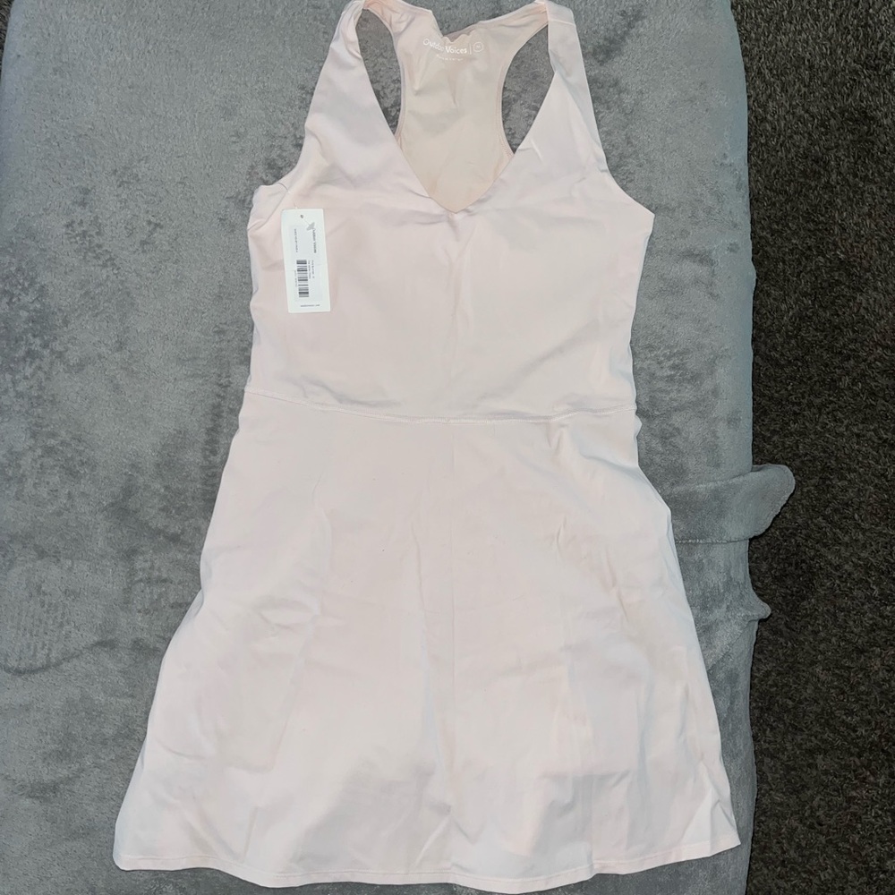 Outdoor Voices Light Pink Mini Dress